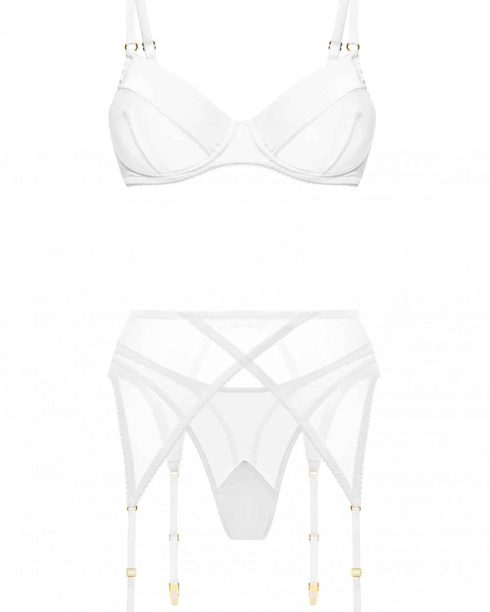 Трусики танга Aristocrate White