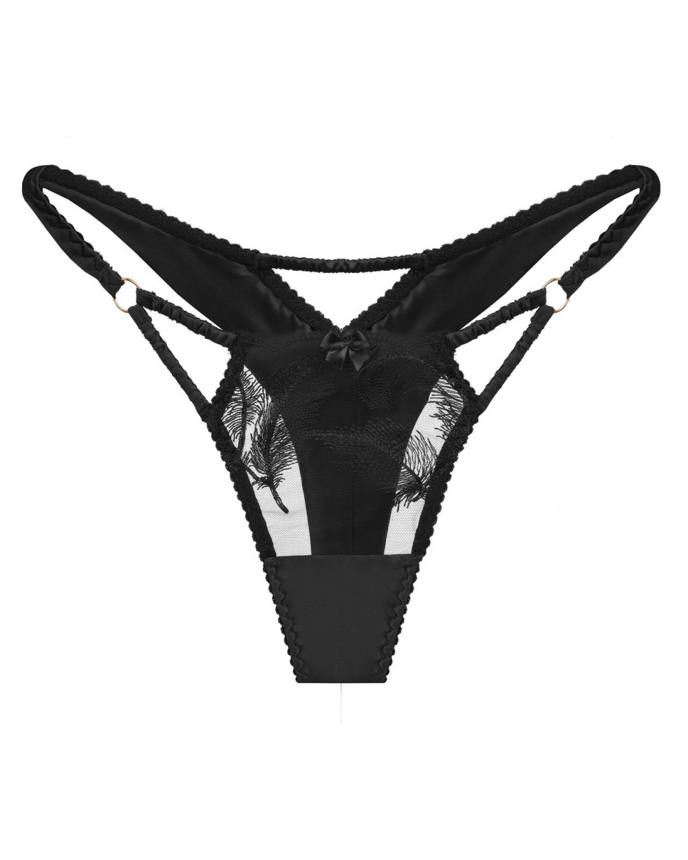 Трусики танга Fleur Black