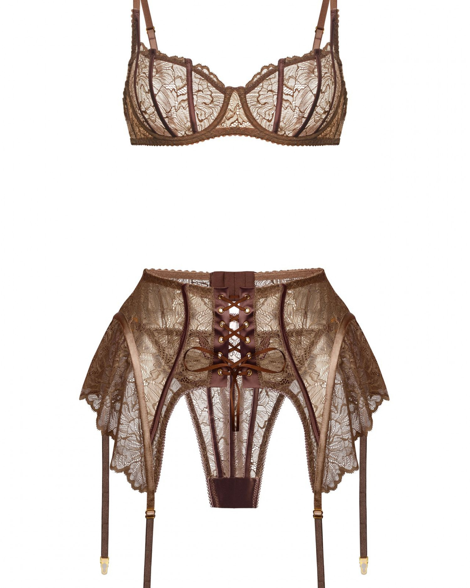 Трусики танга Chantage Brown