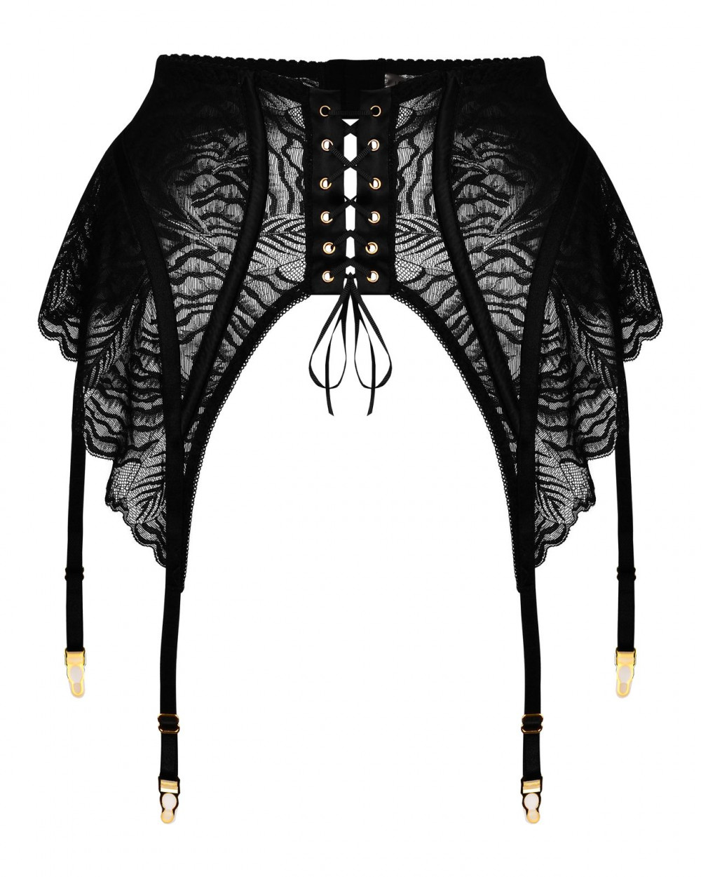 Пояс Chantage для чулок Black