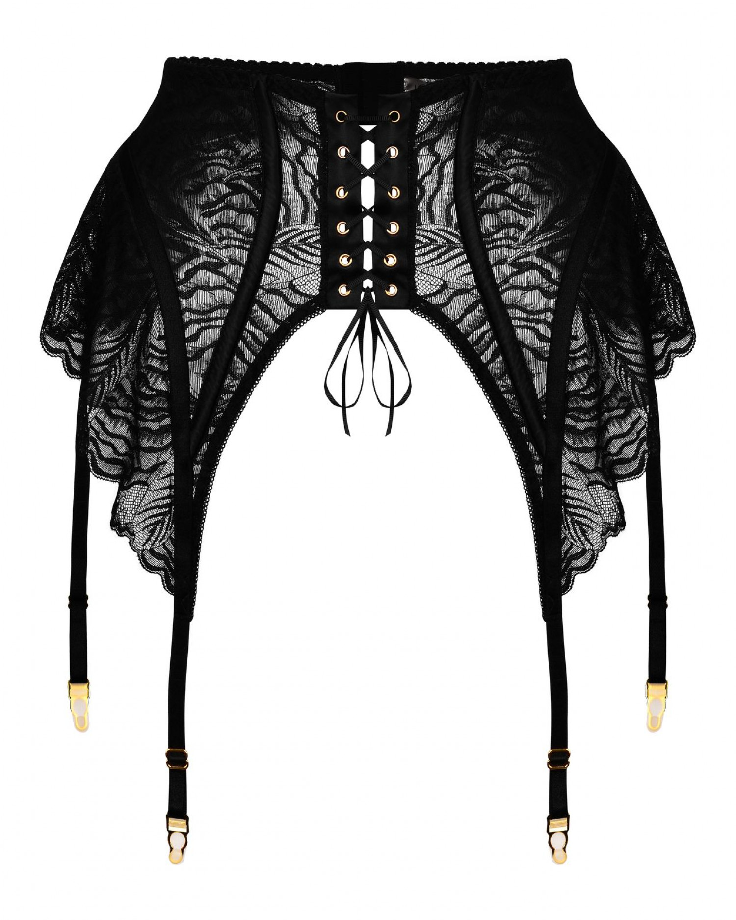 Пояс Chantage для чулок Black